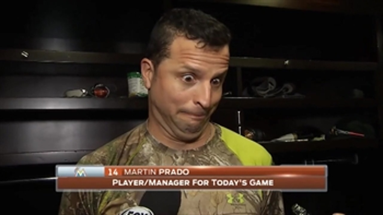 Martin Prado reflects on the overwhelming experience of managing