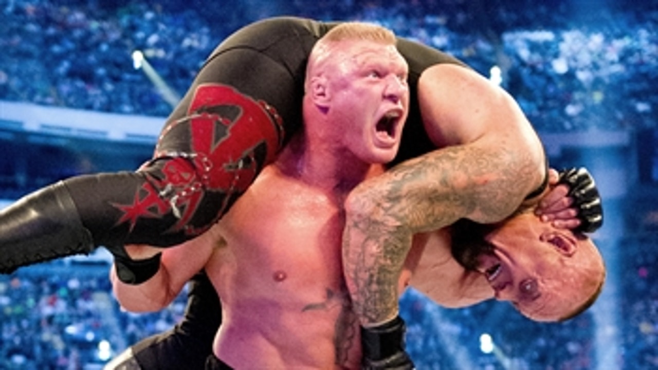 wwe wrestlemania 30 undertaker vs brock lesnar