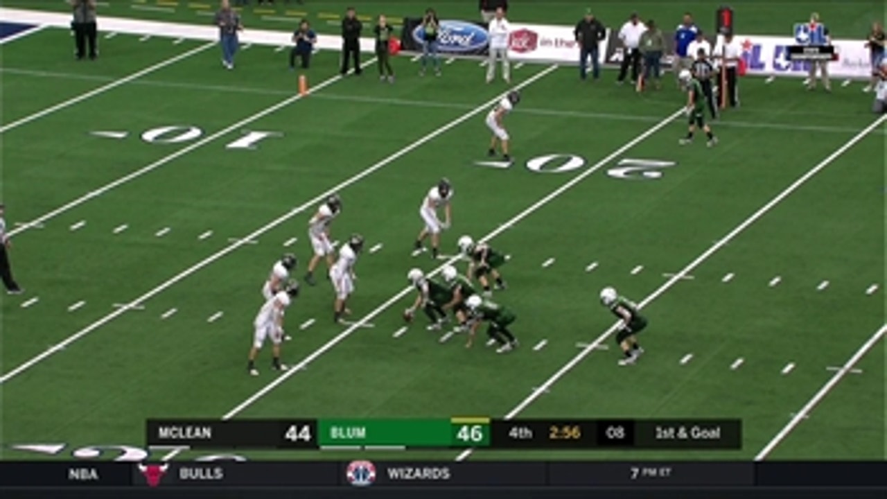 HIGHLIGHTS: Colton Gonzalez with 4th TD for Blum, Bobcats lead 52-44 ' UIL State Championships