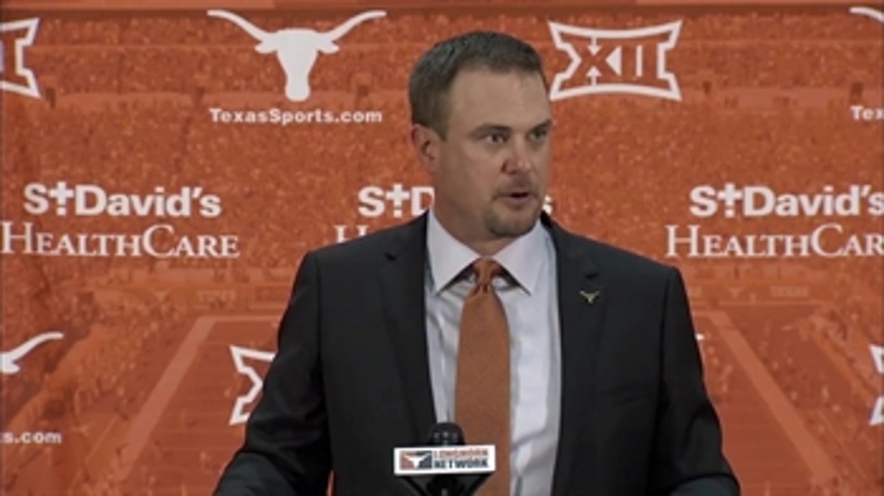 Texas Longhorns introduce Tom Herman as football head coach