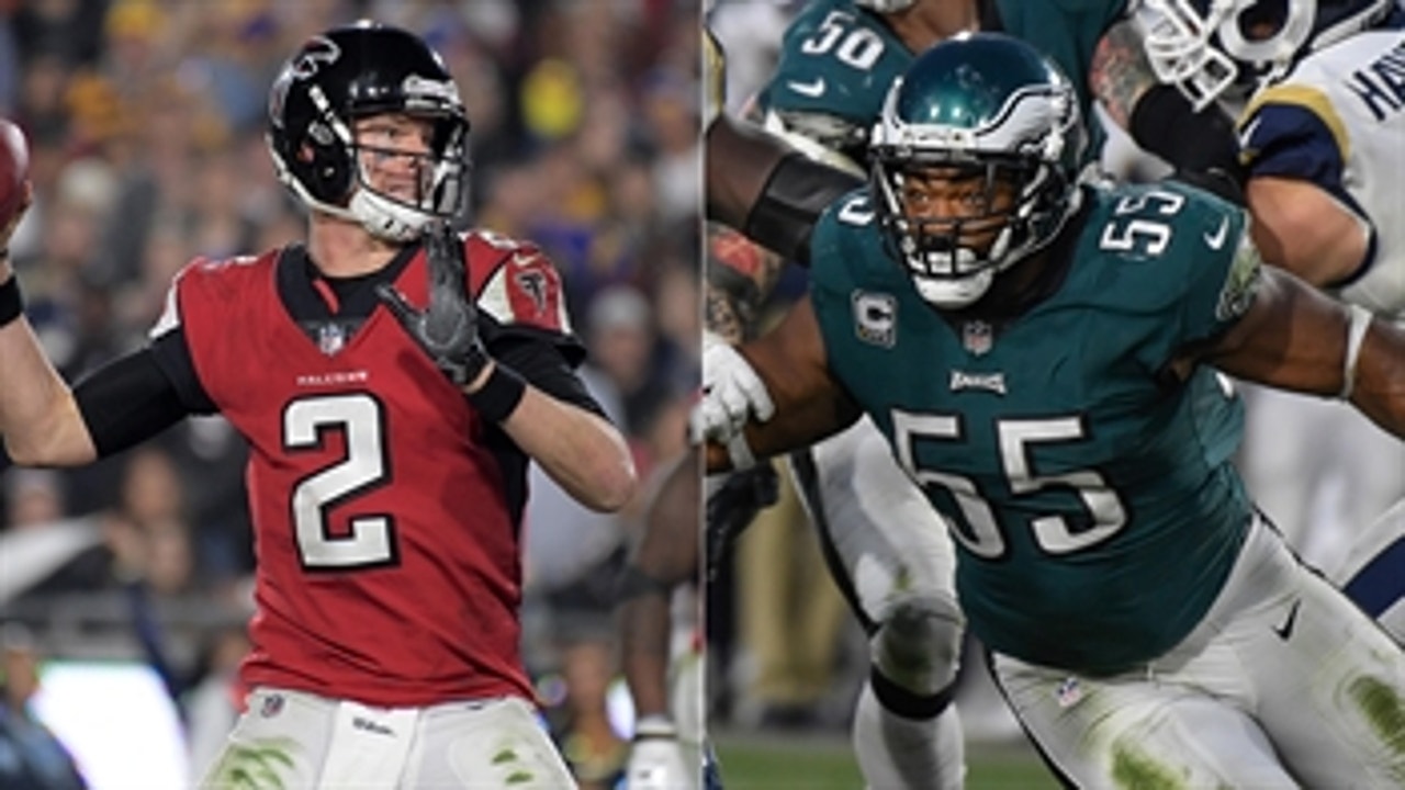 The defining numbers for Falcons and Eagles' divisional round matchup
