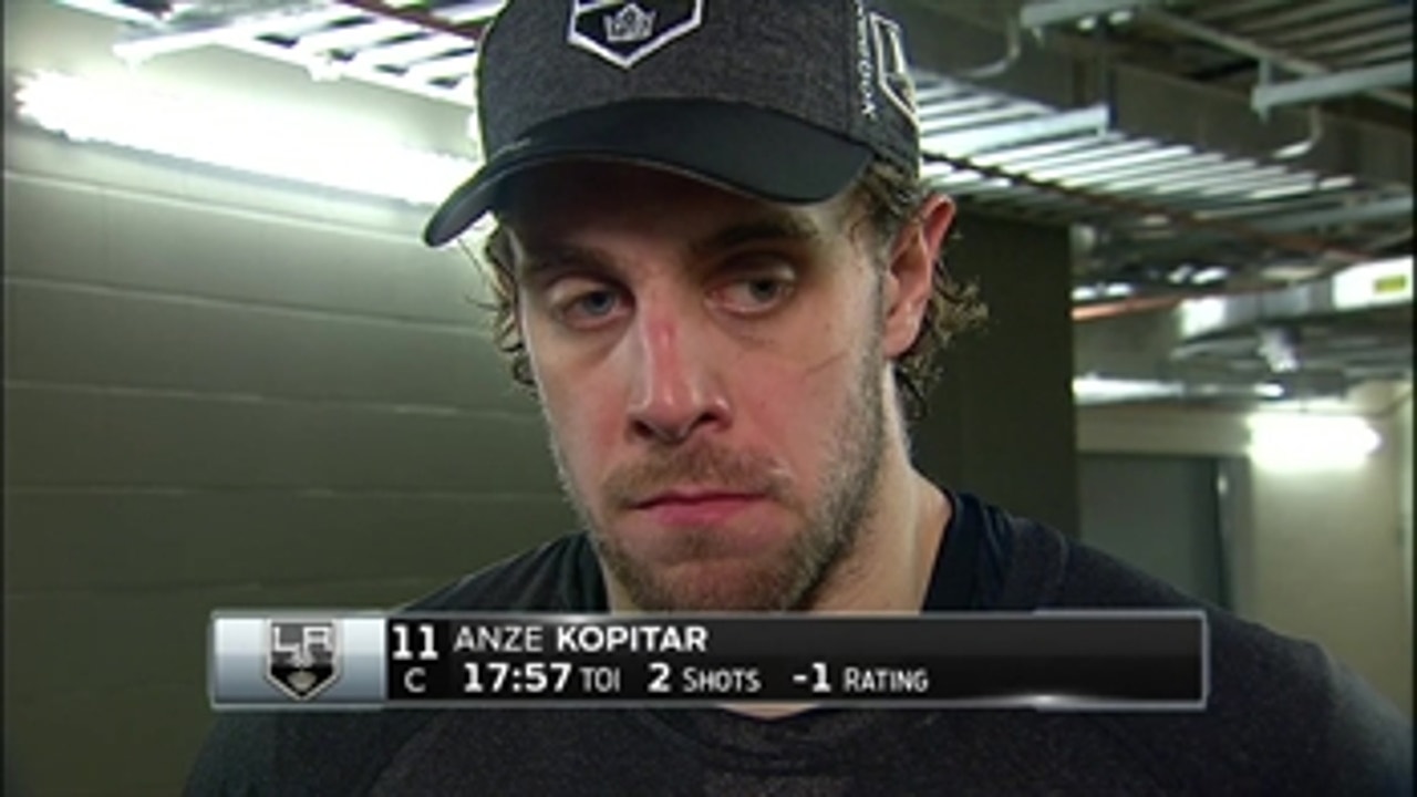 Anze Kopitar after Kings fall to Oilers