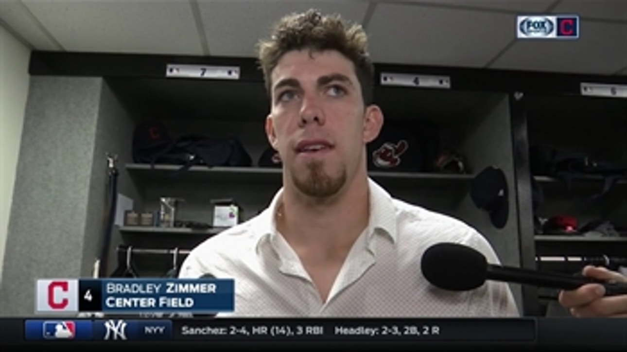 Bradley Zimmer ready to step up in absence of Kipnis & Chisenhall