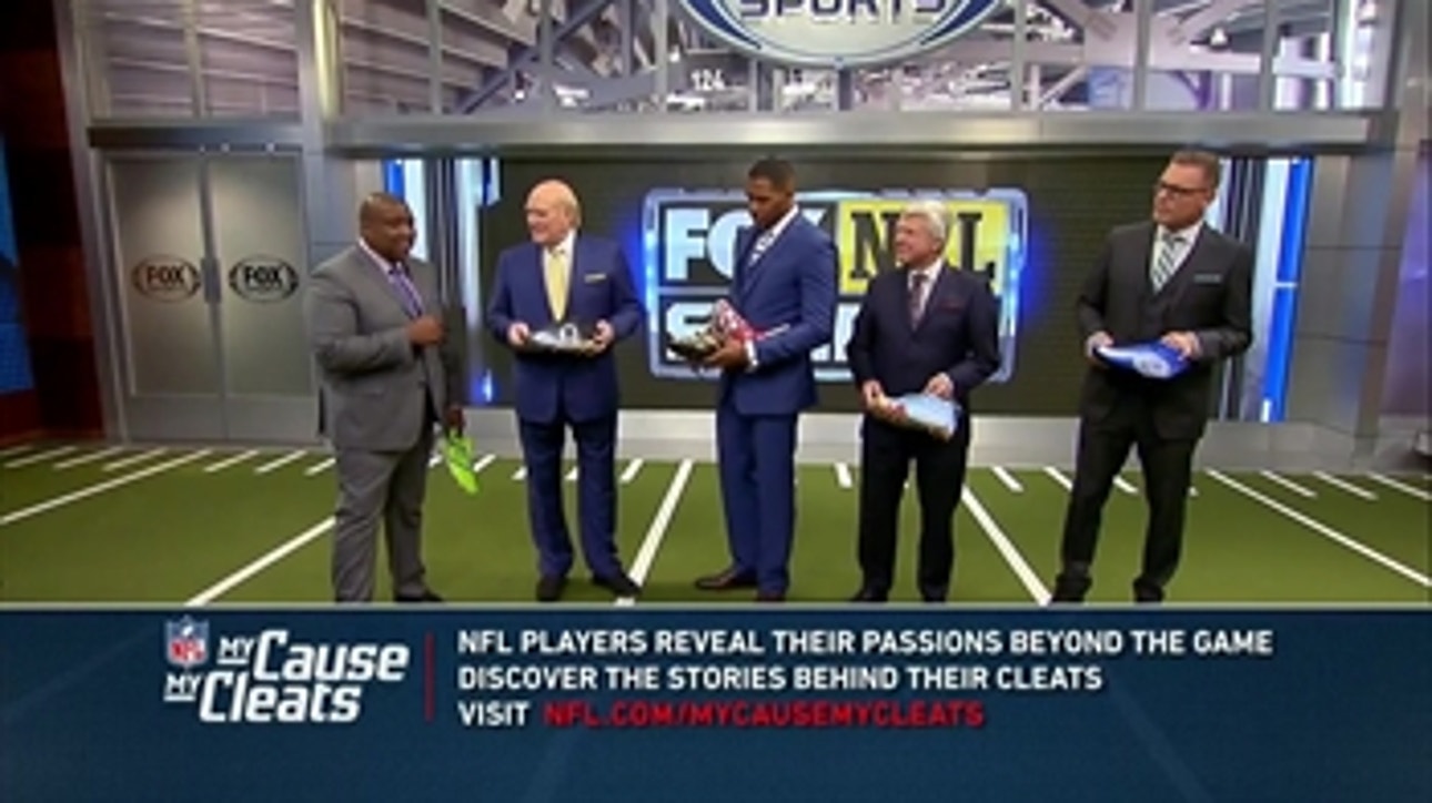 The FOX NFL Sunday crew joins 'My Cause, My Cleats' with some of their own custom kicks