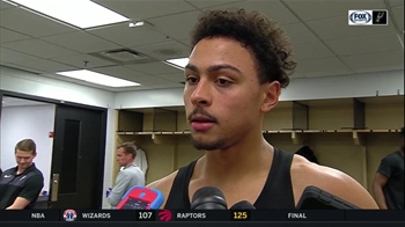 Bryn Forbes on win over the Pacers