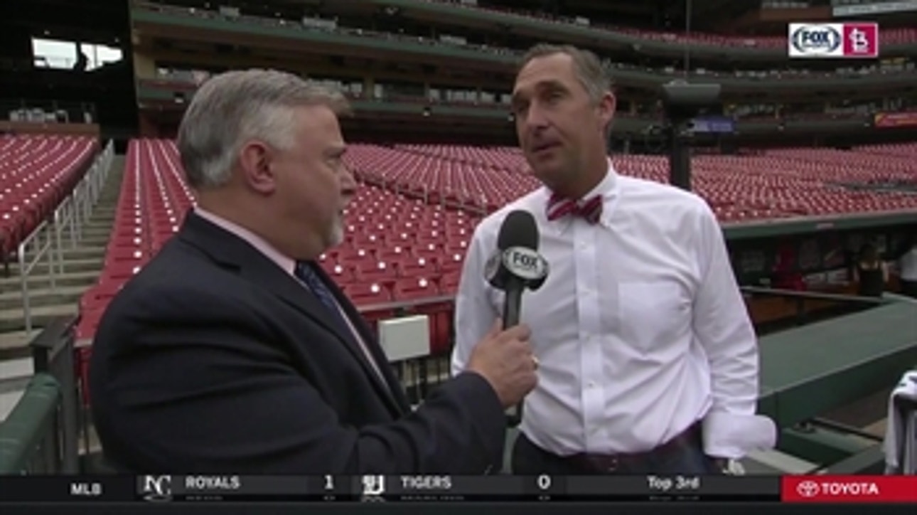 Mozeliak on Wainwright's dominant start: 'It just shows you how special he is to this organization'