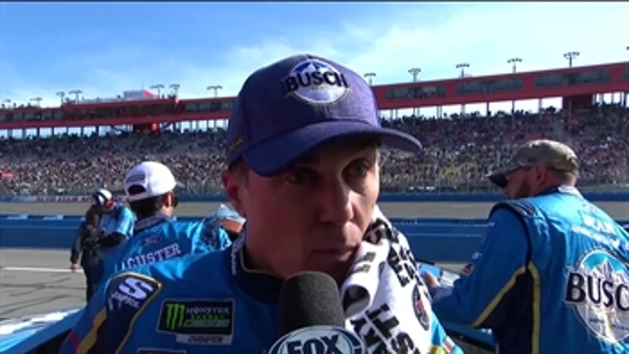 Kevin Harvick on wreck with Kyle Larson: 'Just my fault back there' ' 2018 AUTO CLUB SPEEDWAY ' FOX NASCAR