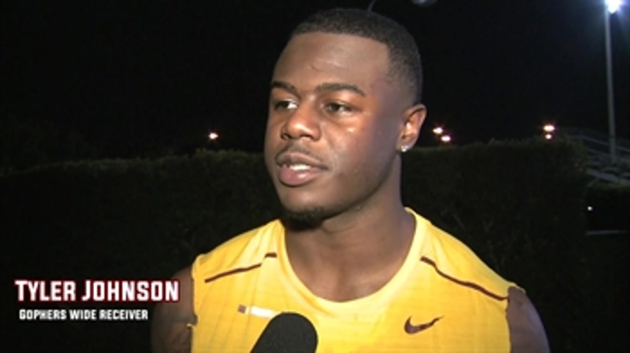 Digital Extra: Gophers' Johnson, Barber ready to lace 'em up one last time