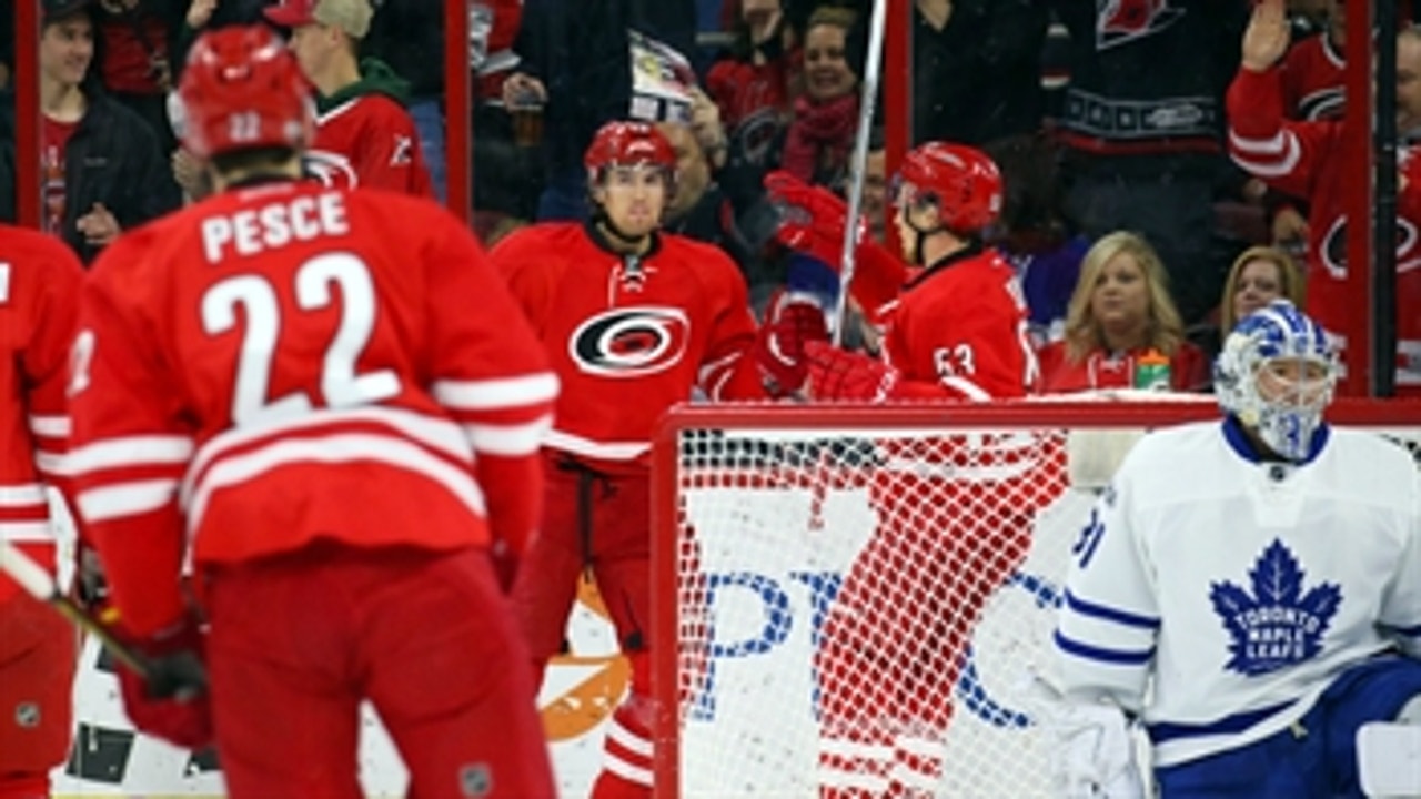 Hurricanes LIVE To Go:  Both Canes and Leafs play well, but Leafs take extra point in OT