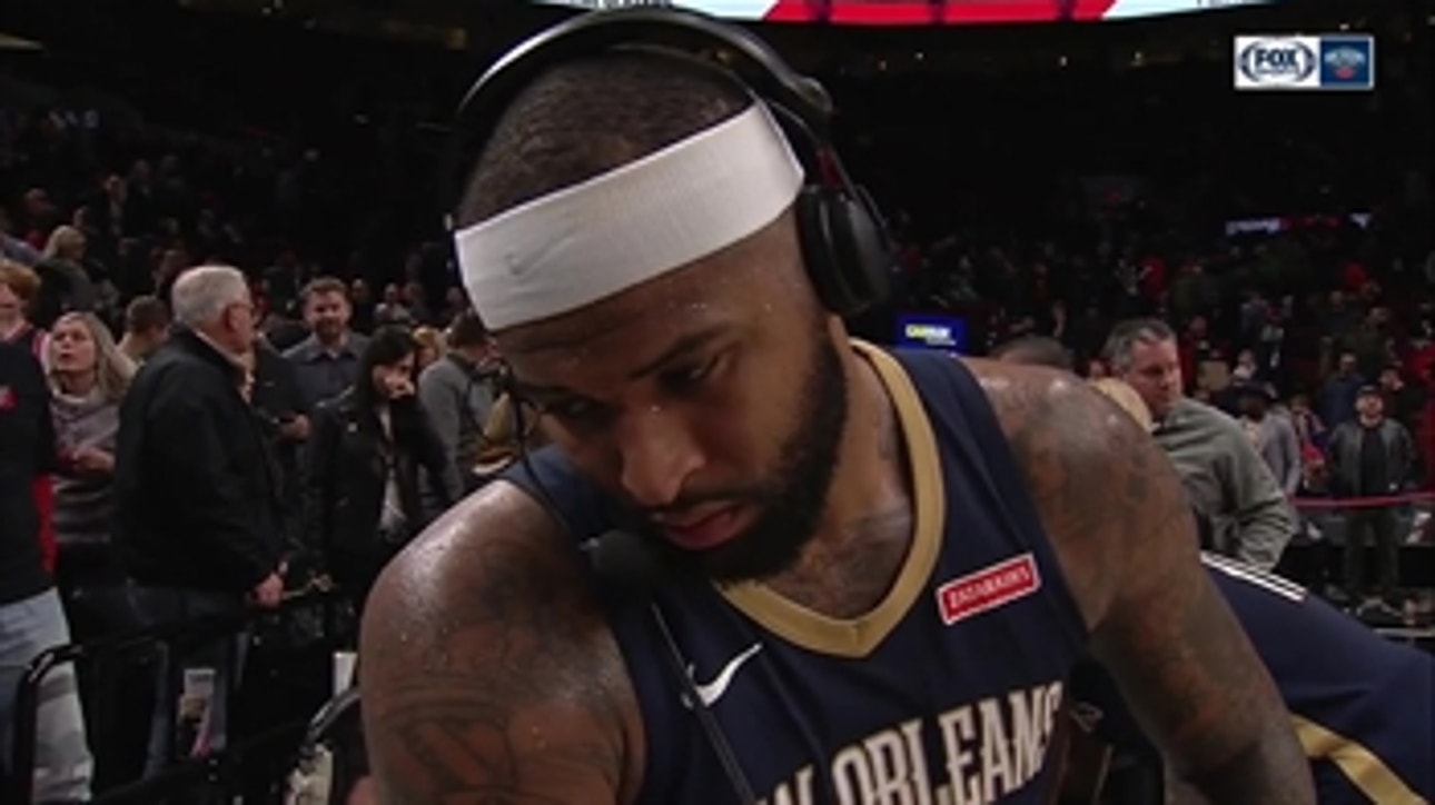 DeMarcus Cousins likes playing in Portland, Pelicans win