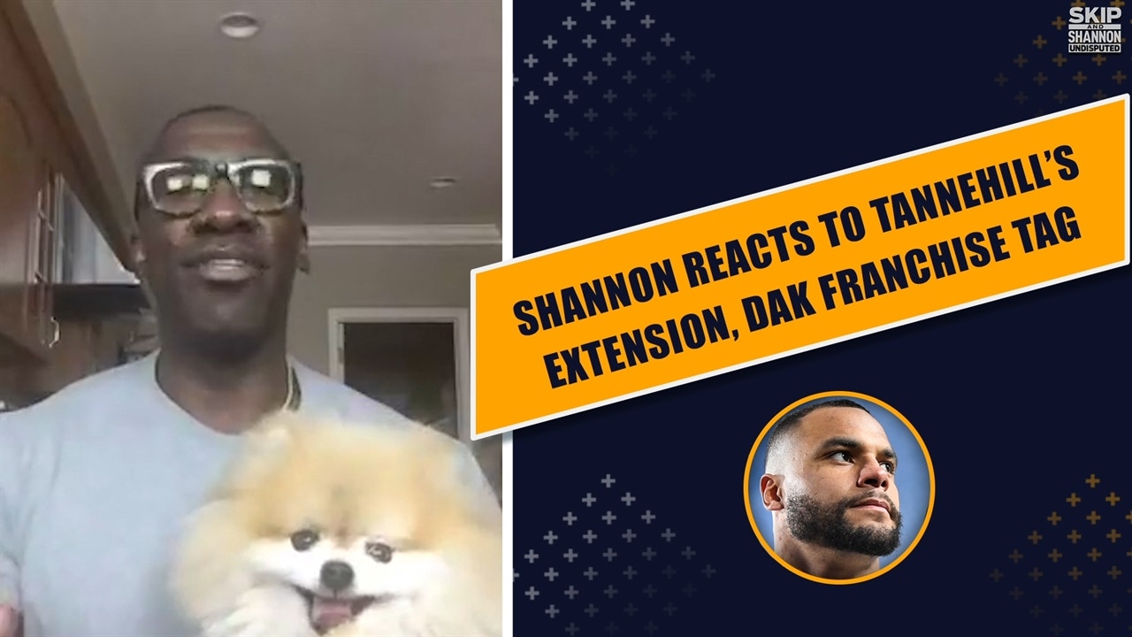 Shannon Sharpe on Dak's franchise tag and Tannehill's contract extension
