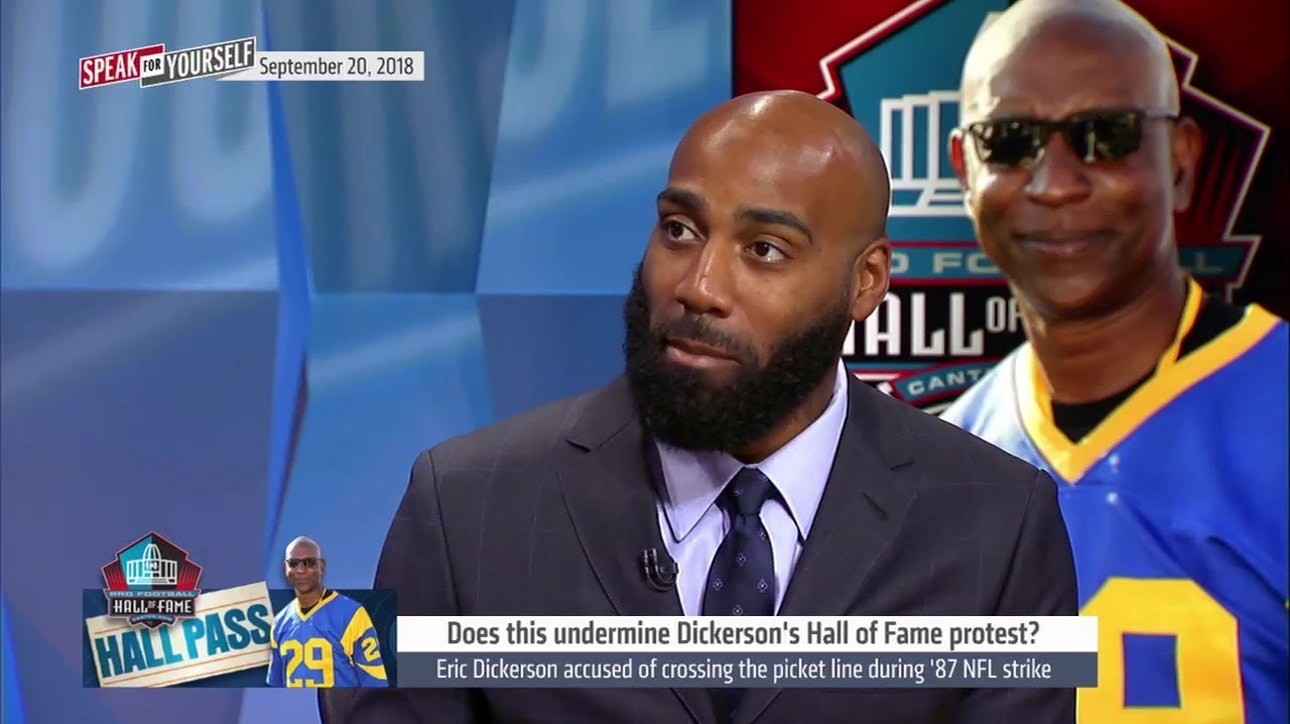 DeAngelo Hall on Eric Dickerson's Hall of Fame Protest: 'Right message, wrong messenger'