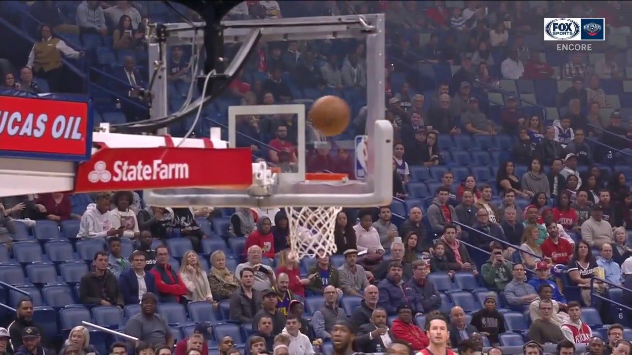 WATCH: Jrue Holiday Attacks To Score, Draws Contact ' Pelicans ENCORE