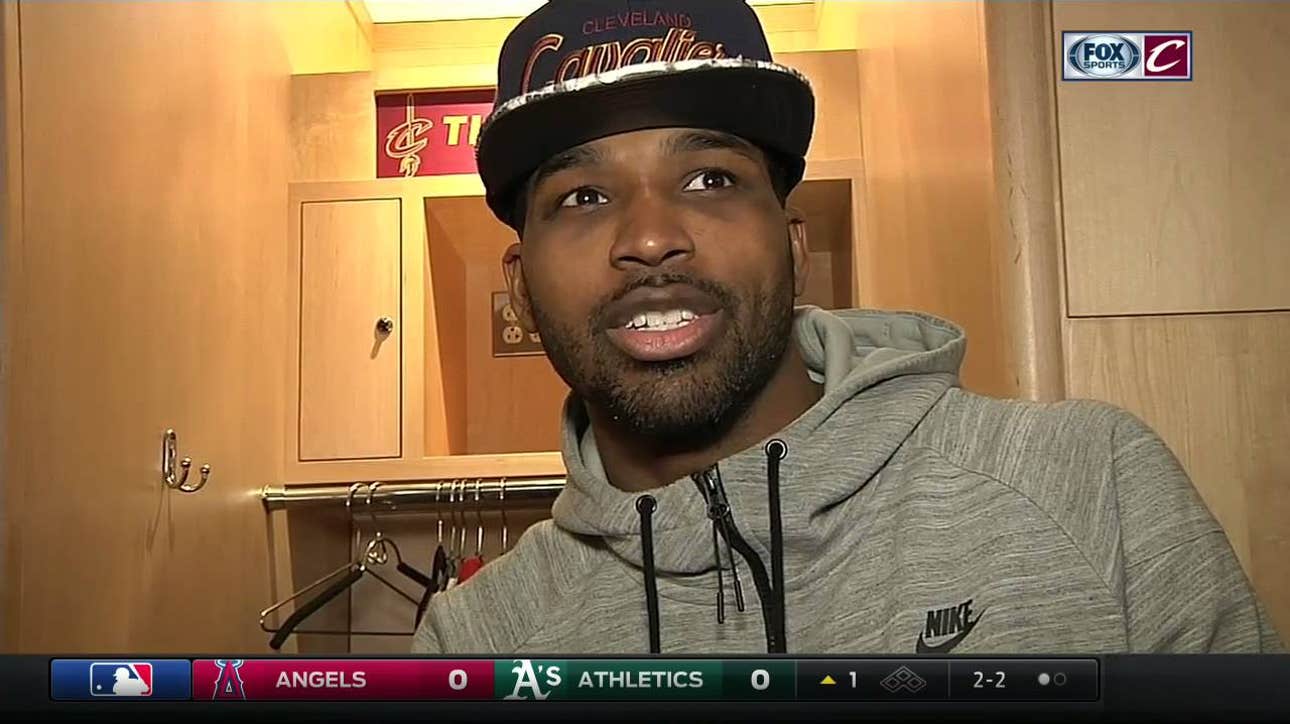 Cavs' Thompson discusses earning East's top seed