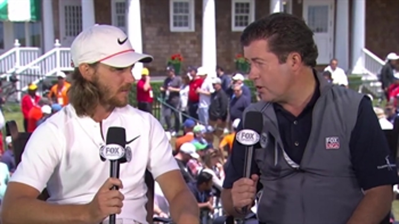 Tommy Fleetwood on his Friday at Shinnecock Hills
