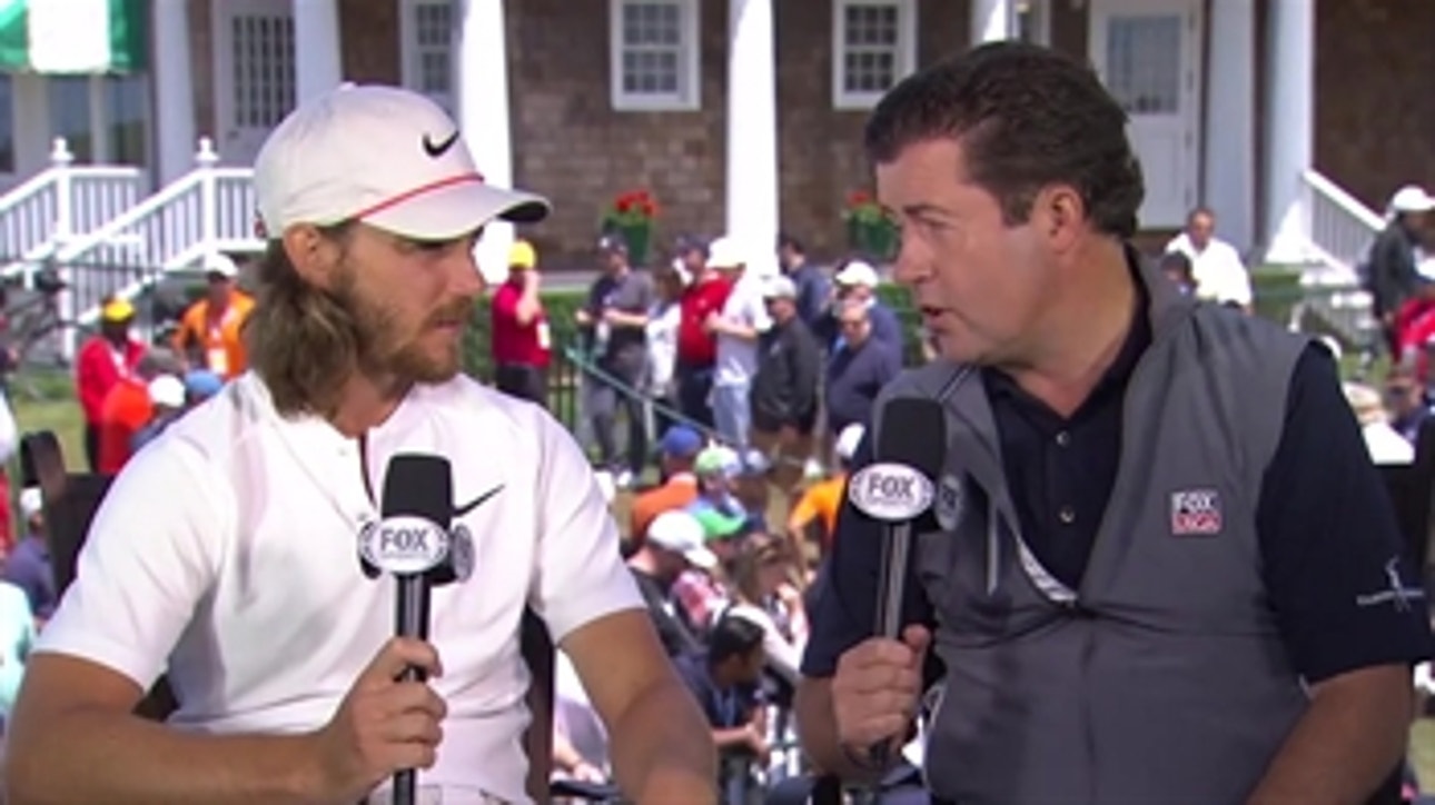 Tommy Fleetwood on his Friday at Shinnecock Hills