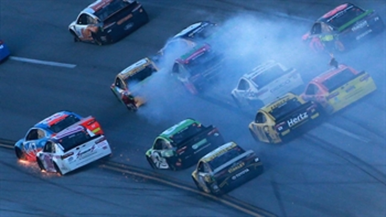 Steve O'Donnell comments on NASCAR not throwing a caution for late wreck at Talladega