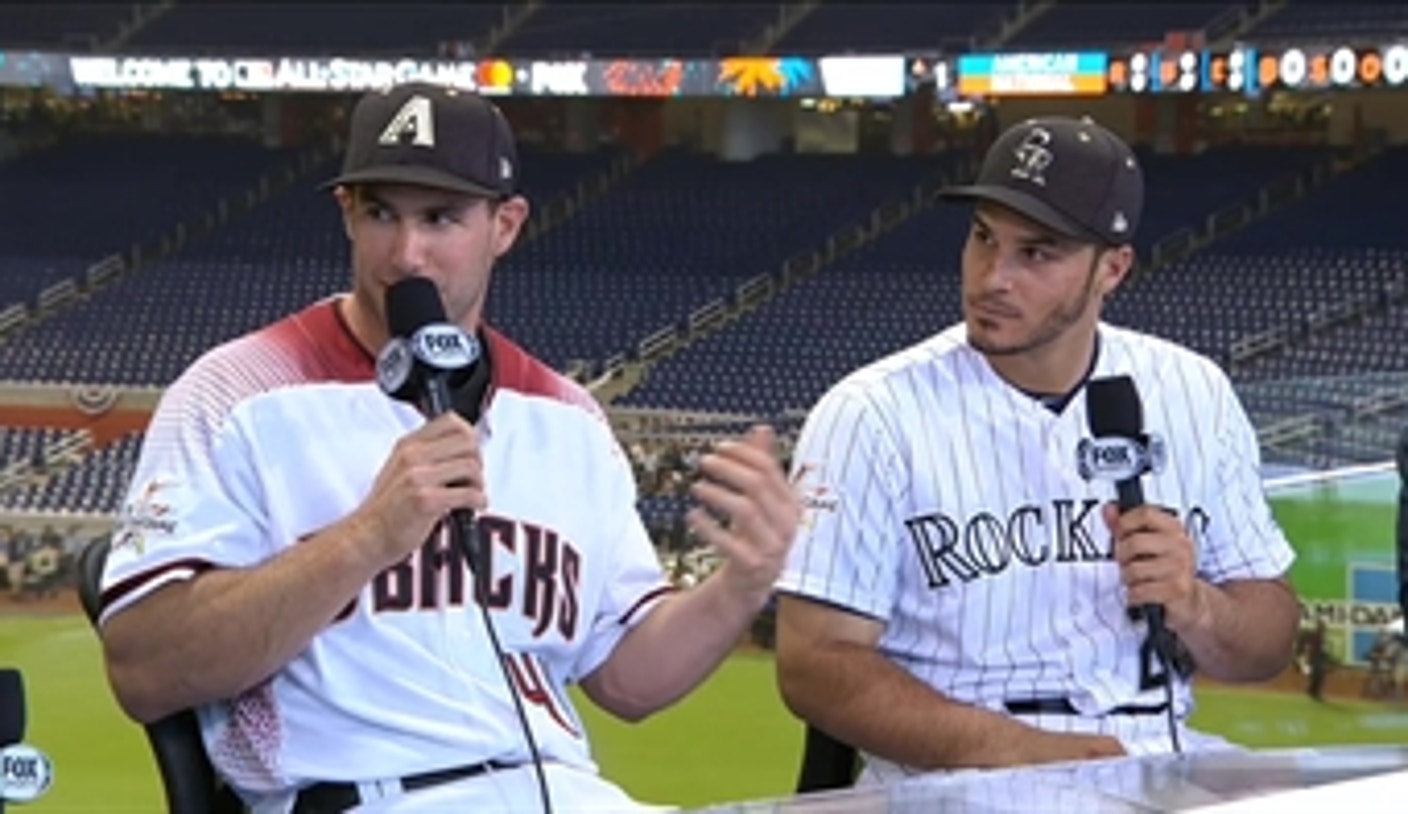 Paul Goldschmidt And Nolan Arenado Talk About Playing Together In The All Star Game Fox Sports