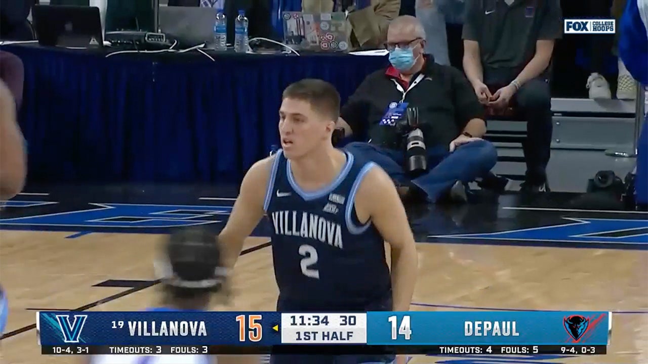 Collin Gillespie goes off for a season-high 28 points, Villanova cruise to 79-64 victory against DePaul