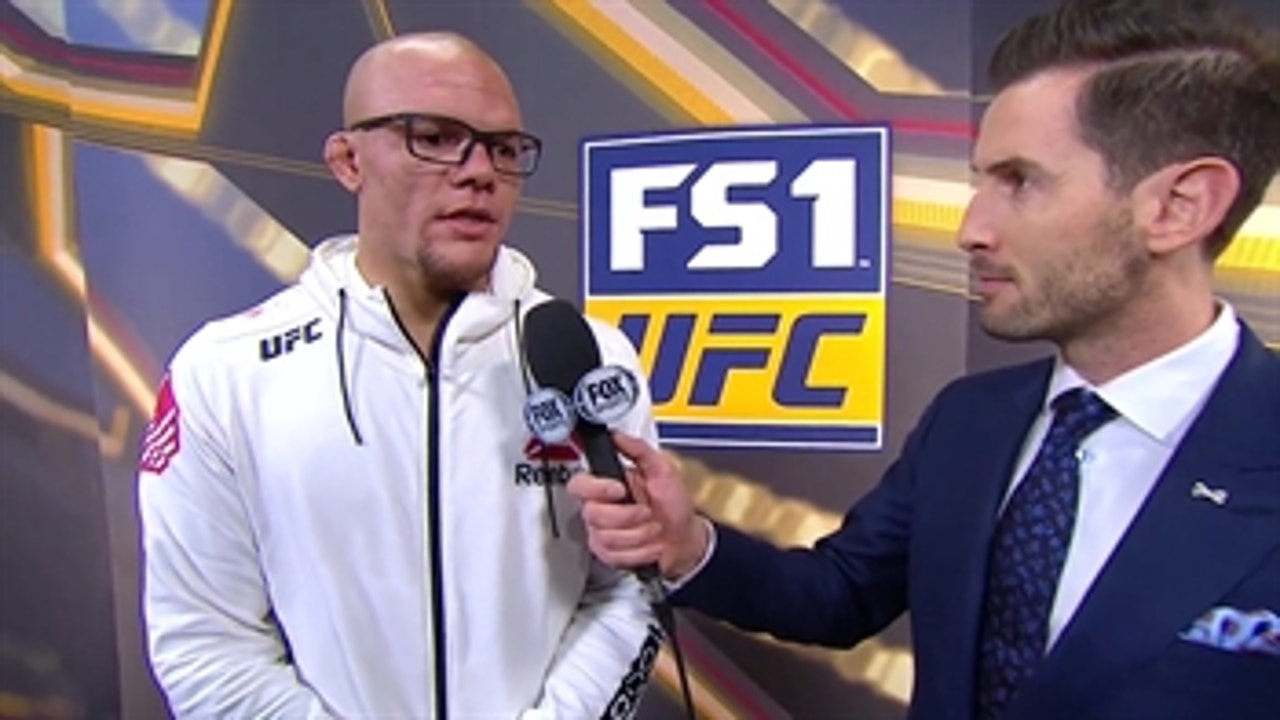 Anthony Smith talks after submission victory ' INTERVIEW ' POST-FIGHT ' UFC FIGHT NIGHT