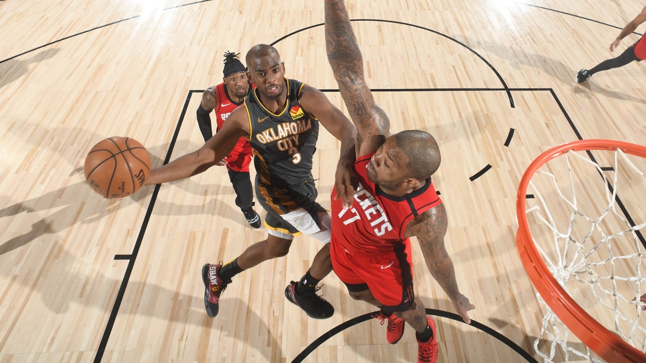 'Chris Paul was unbelievable' — Shannon Sharpe on OKC Gm 6 win over Rockets & Westbrook's ugly return