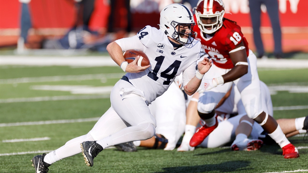 No. 8 Penn State's Sean Clifford shakes defenders for touchdown, trails Indiana, 17-14