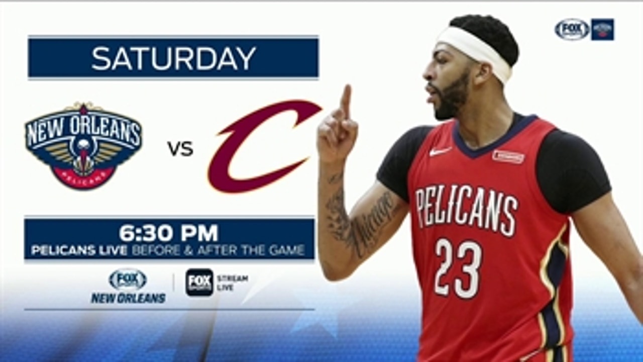 Pelicans are off to Cleveland to face the Cavaliers ' Pelicans Live