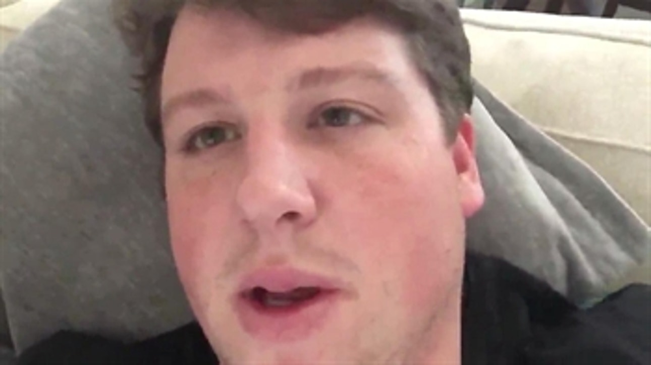 Texans OL Ben Jones - Watching college football - GO DAWGS