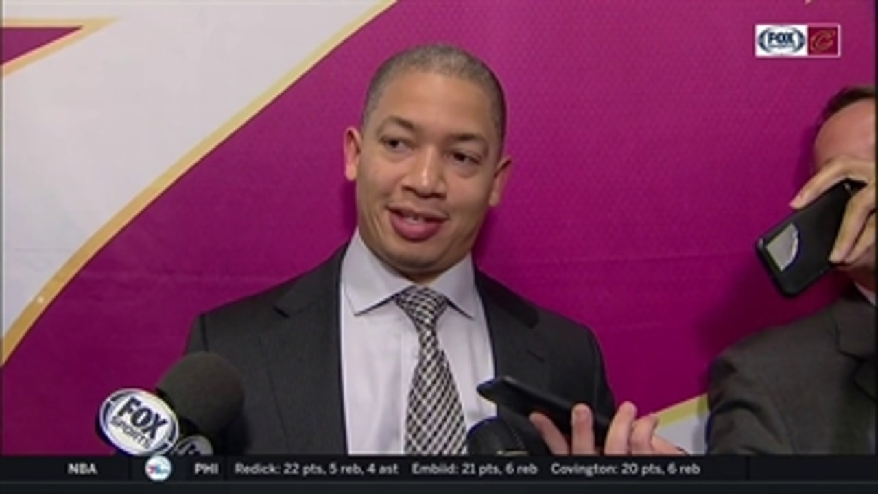 Tyronn Lue frustrated with Cavs' efforts in first quarter & defending three-ball