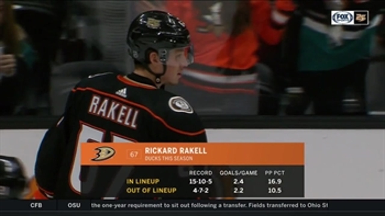 Rickard Rakell set to return to Ducks lineup on Wednesday