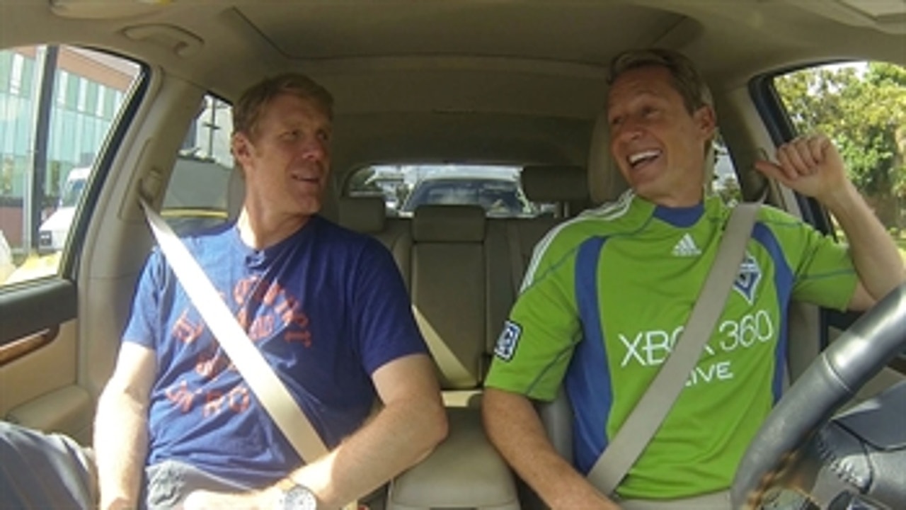 Why is Rob wearing a Sounders jersey? - The Carpool Lane with Alexi Lalas and Rob Stone