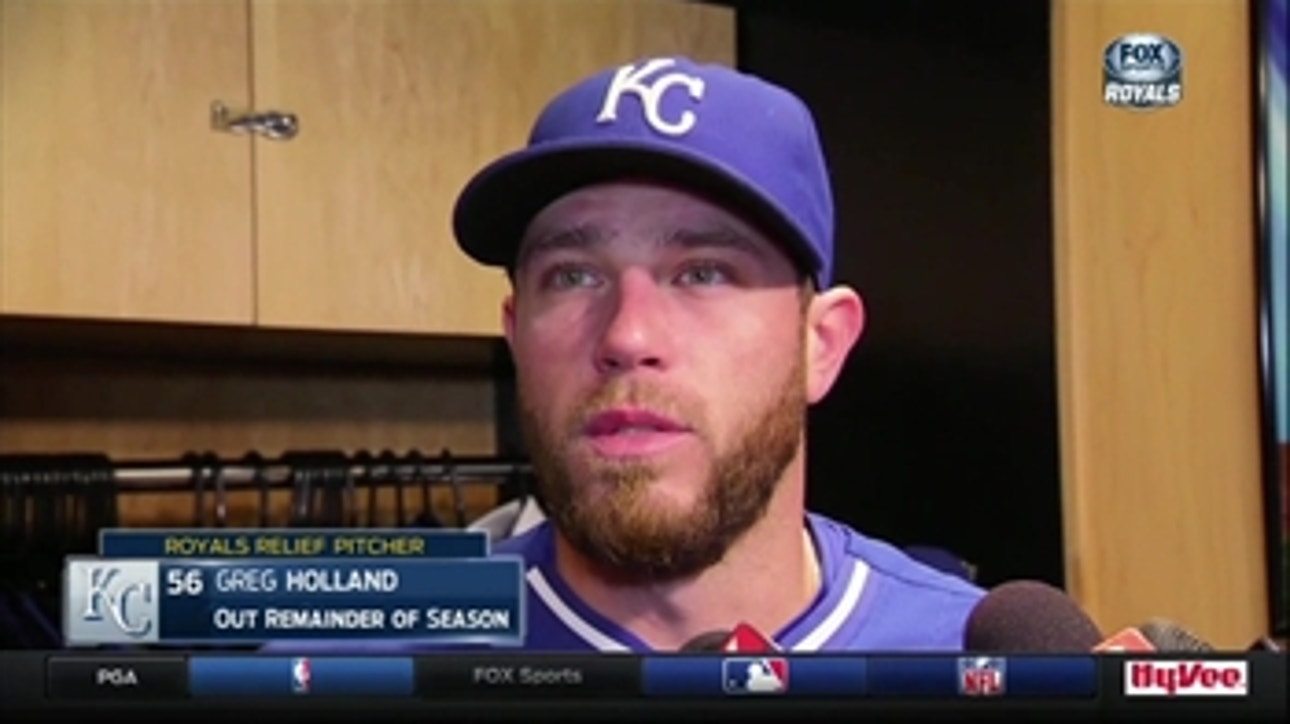 Royals closer Greg Holland is out for the year