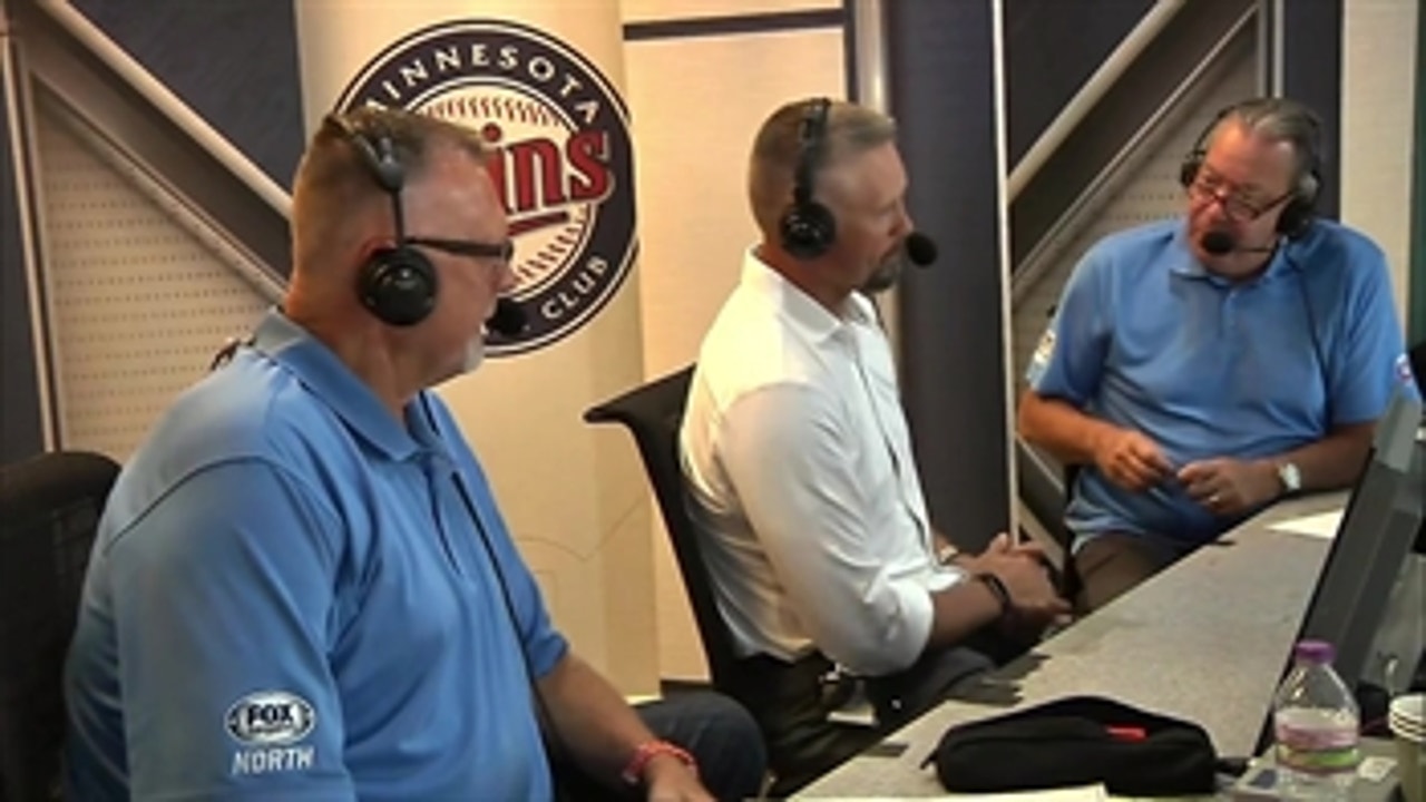 Former Twins stars Michael Cuddyer and Jim Kaat join Dick and Bert