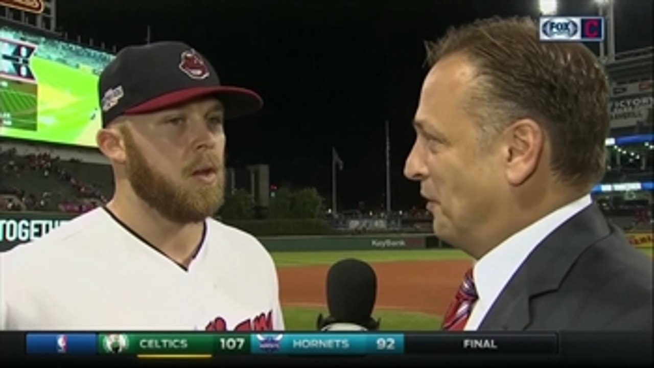 Tribe closer Cody Allen on keeping composure for 5-out save