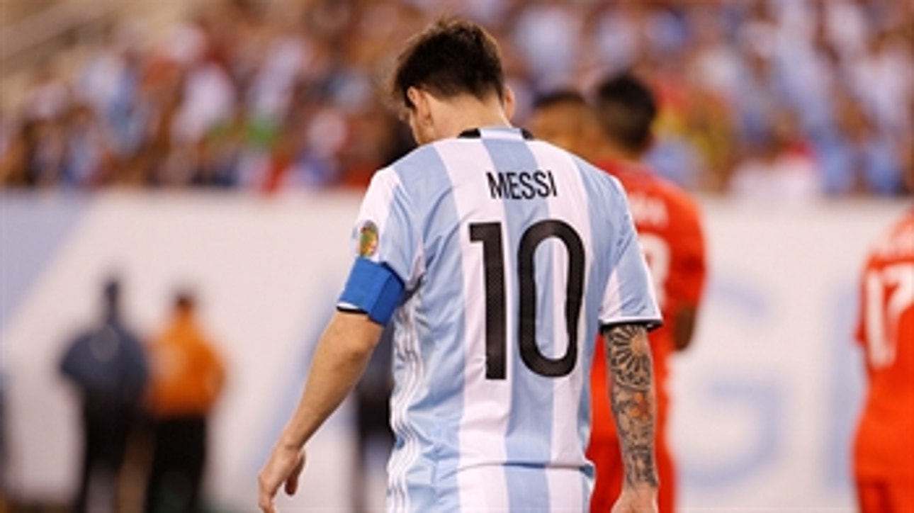Lionel Messi says he's done playing for Argentina