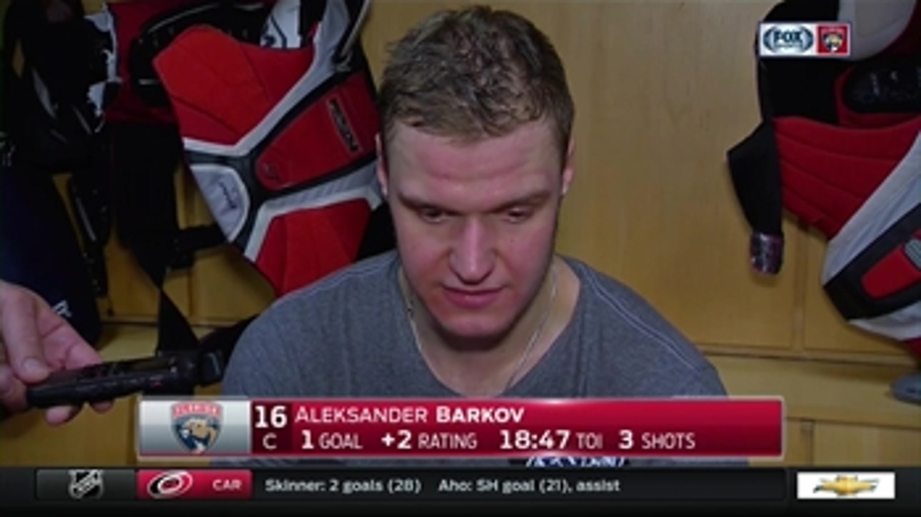 Aleksander Barkov: 'We need to play smarter'