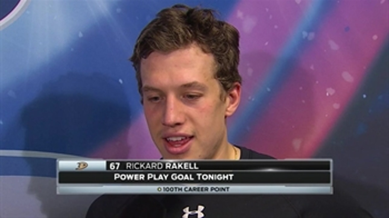 Rickard Rakell helps Anaheim end three-game losing streak
