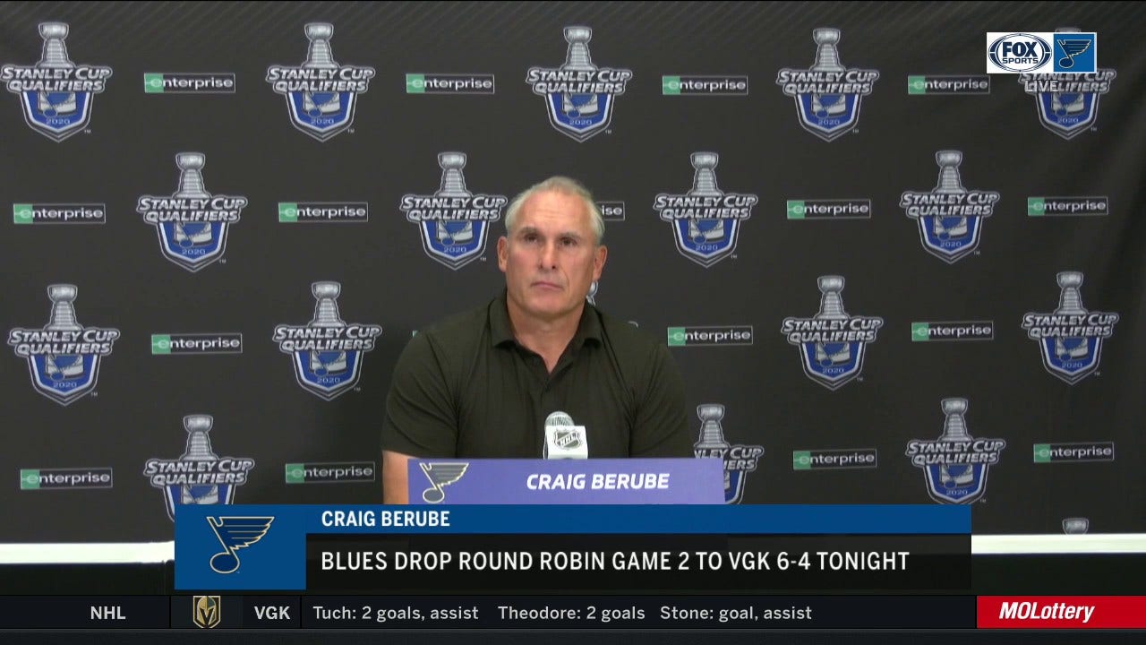 Berube on Golden Knights: 'They were just better all game to be honest'