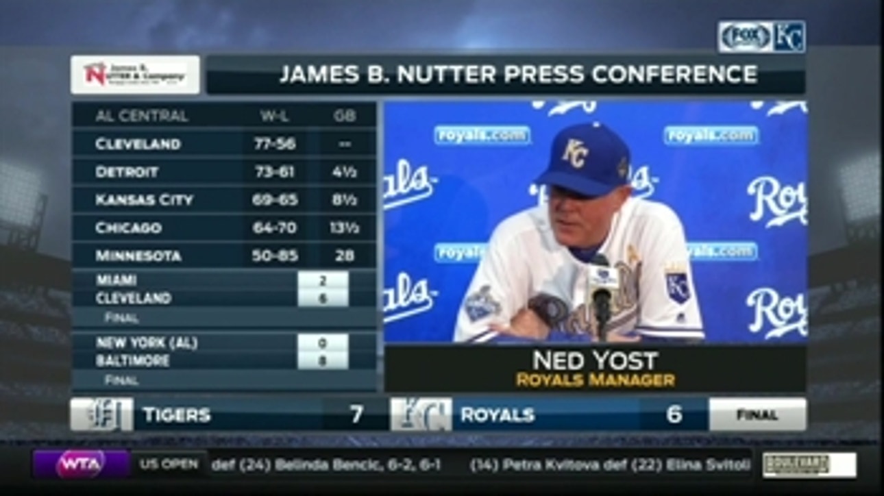 Yost on Davis:  'He was very comfortable. ... He was ready'