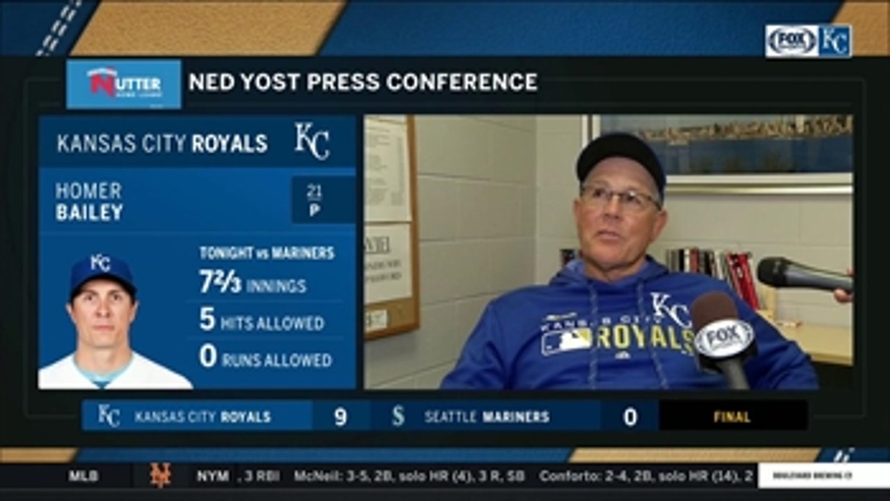 Ned Yost on Homer Bailey: 'He knows how to make pitches when he needs to'