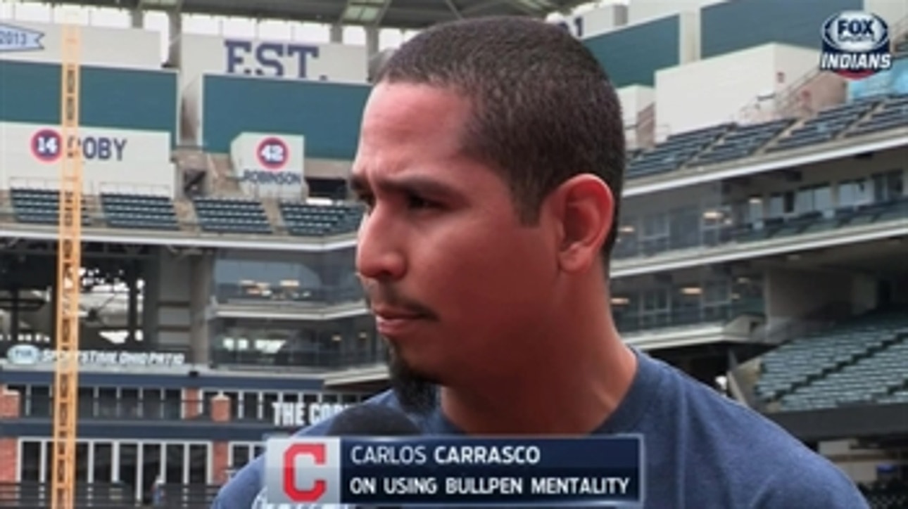 Carlos Carrasco on the mentality as a starter and as a reliever