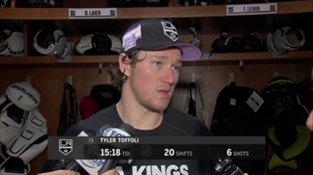 Tyler Toffoli 'We just didn't capitalize on our opportunities today'