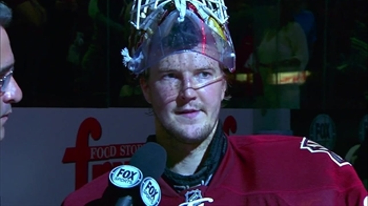 Dubnyk on first Coyotes win
