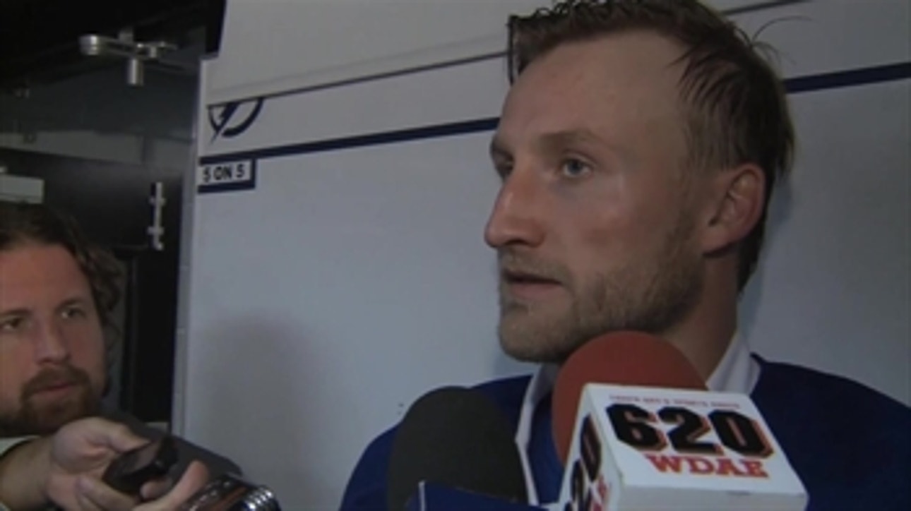 Steven Stamkos says Lightning are seeing results from things they've worked on