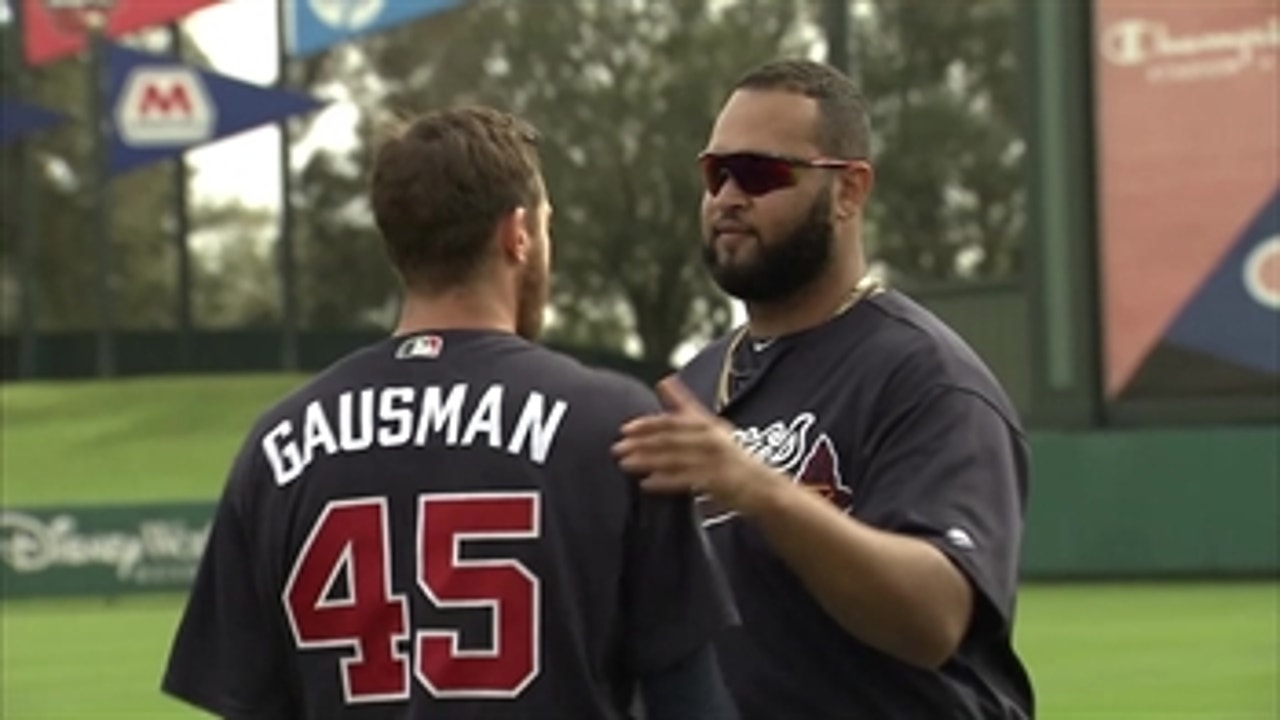 Mic'd Up: Braves starter Kevin Gausman races Luiz Gohara at spring training