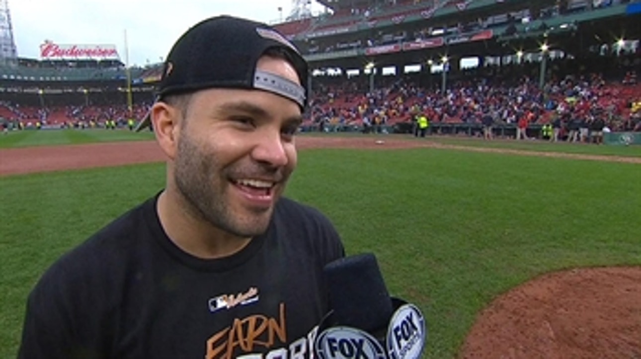 José Altuve on making the final play to advance Houston to ALCS