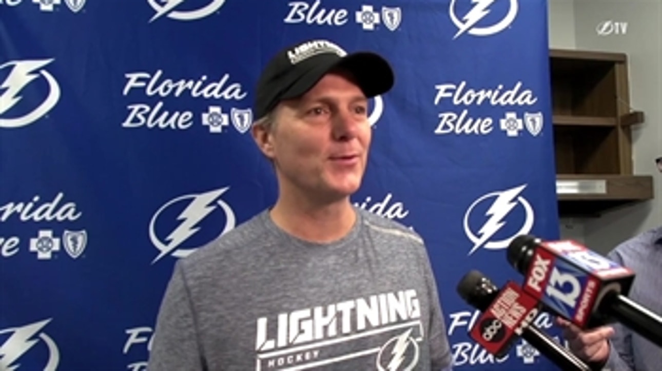Jon Cooper discusses state of Lightning ahead of season opener, Mathieu Joseph earning a roster spot