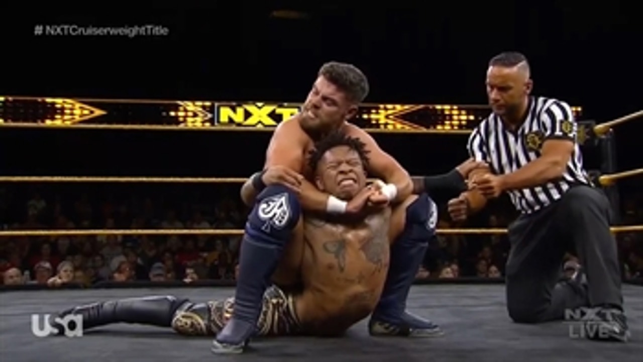 Jordan Devlin retains NXT Cruiserweight Championship against Lio Rush
