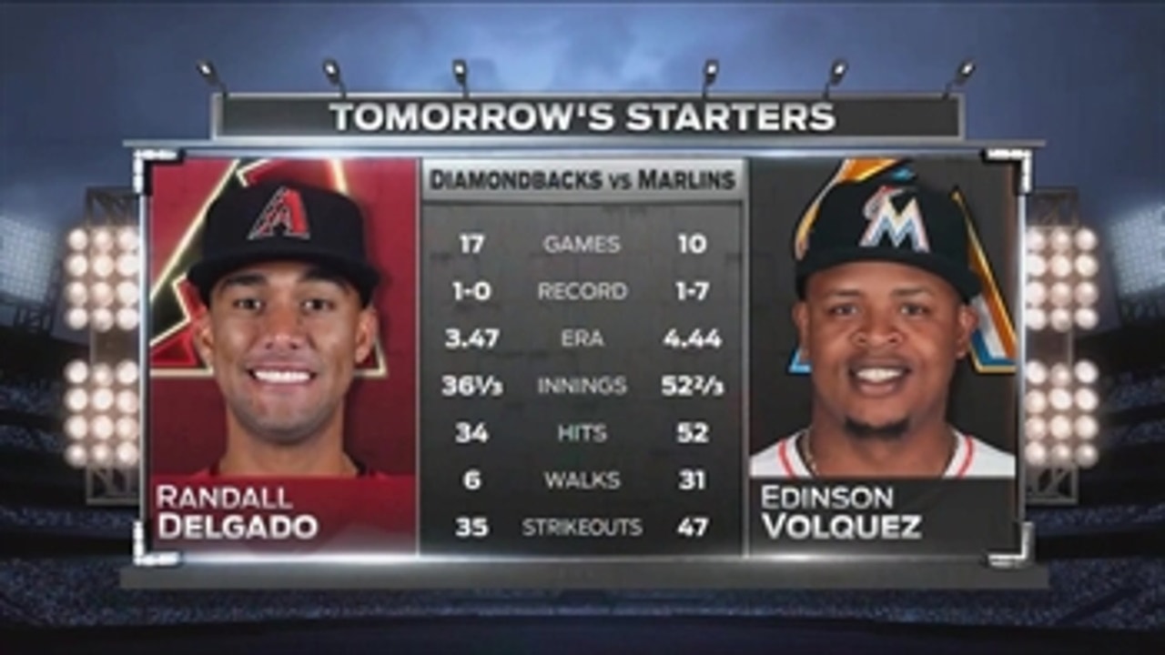 Edinson Volquez goes for a second straight win Saturday evening
