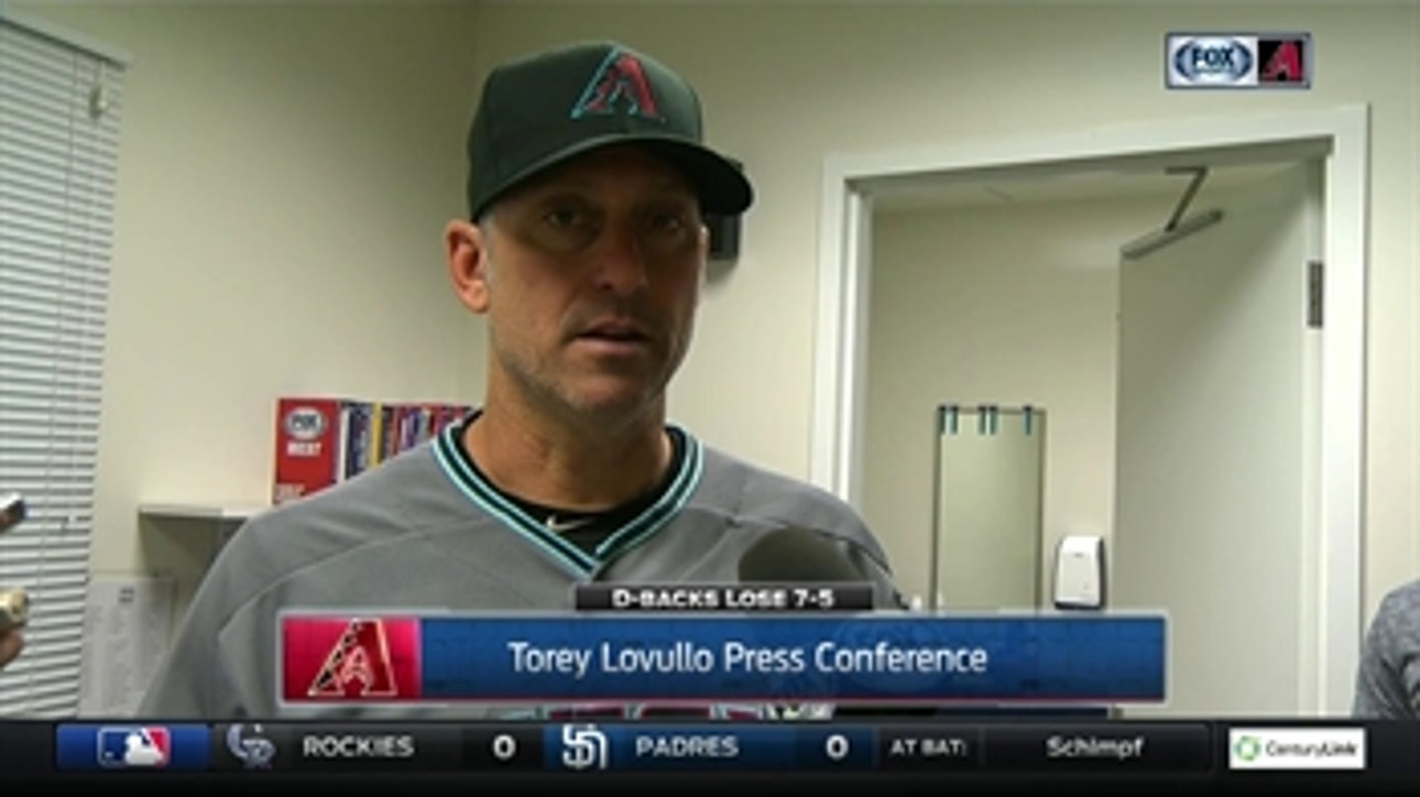 Torey Lovullo: Corbin's spot in rotation is not in question